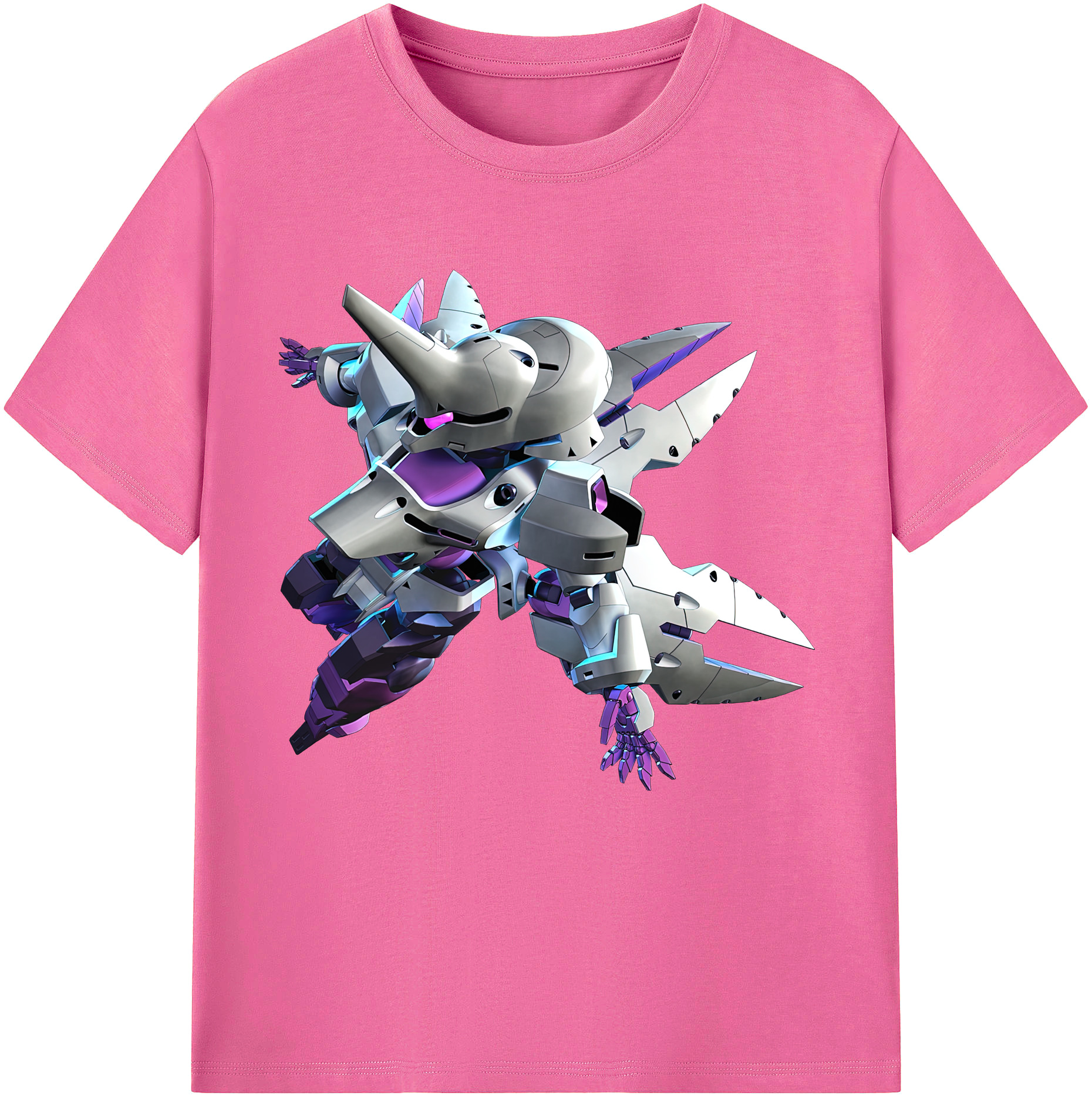 （画像用） 機動戦士ガンダム Mobile Suit Gundam レディースカジュアルプリントTシャツ（綿100％）